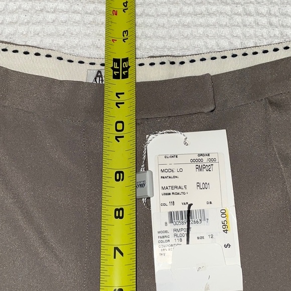 NWT Vintage Giorgio Armani Le Collezioni Women’s Taupe Dress Pants, 12 - Picture 10 of 13